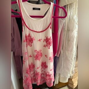 Denny Rose Pink Lace Women's Top